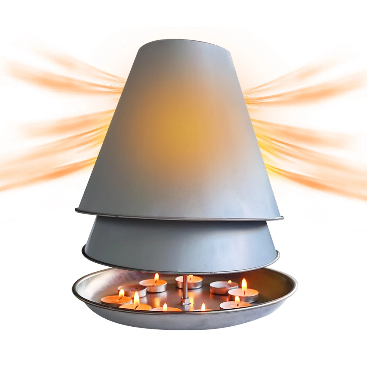 Candle Heater Tealight Oven Energy Saving Tea light Pot Stove Terrace  Radiator | eBay