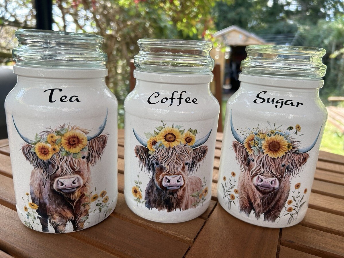 Leonardo Collection Chicken Tea Coffee Sugar Canisters Lesser