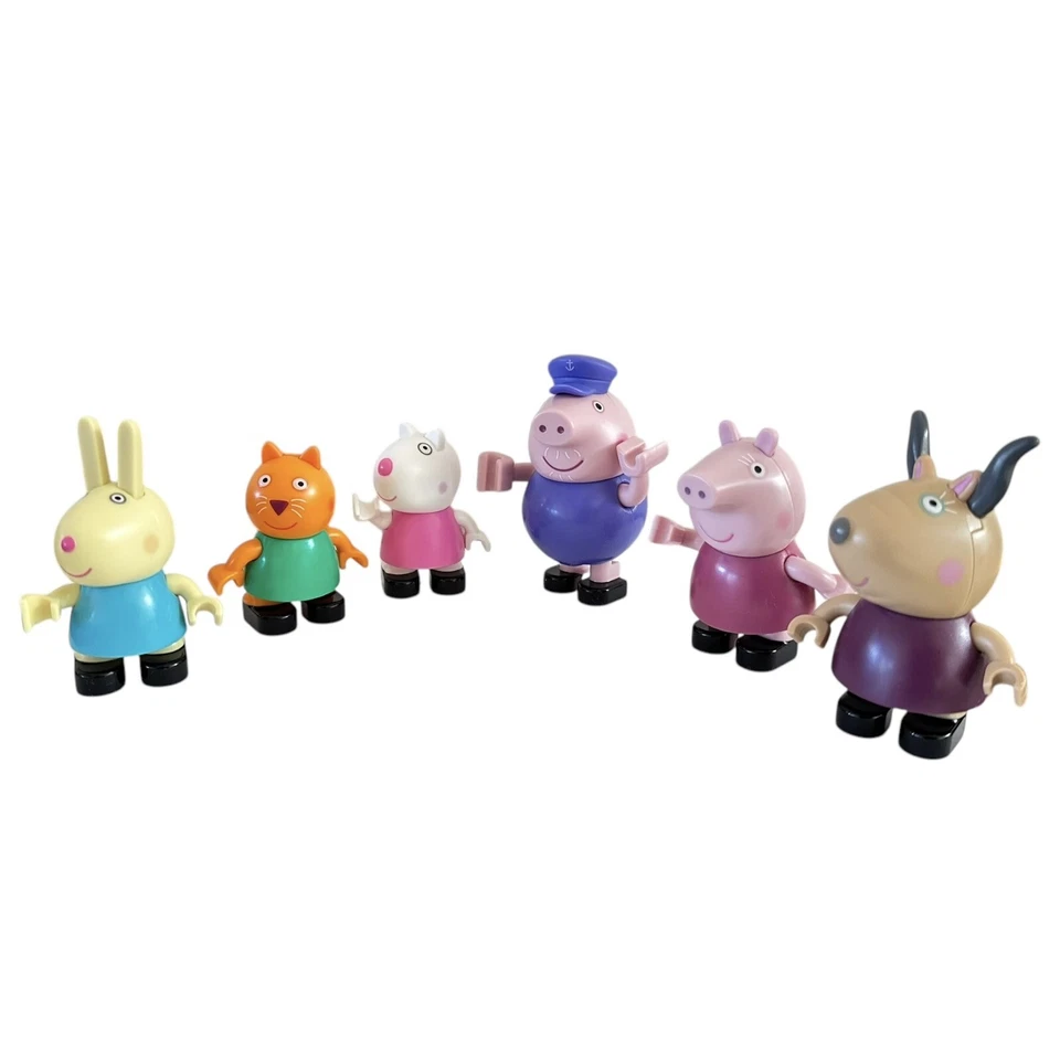 BN: LEGO Peppa Pig 6 Figuras Raras, Incl Madame Gazelle, Granny Pig, 3 Friends - Imagem 2 de 4