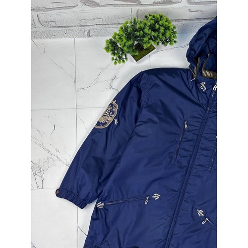 Vintage Bogner Patterned Ski Jacket Blue Embroidered Size US12 - Picture 4 of 10