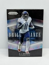 2021 Prizm Football A.J. Brown BRILLIANCE #B-17 Panini Tennessee Titans Insert
