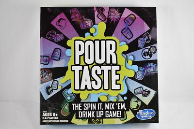 BRAND NEW POUR TASTE PARTY GAME MULTI PLAYER INTERACTIVE DRINKING BOARD GAME
