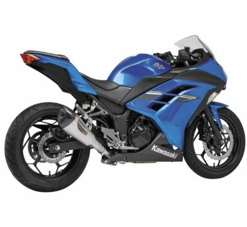 Silenciador Yoshimura Alpha T Street Works 14701BP520 para Kawasaki Ninja 300 13-17 Foto 2 de 2