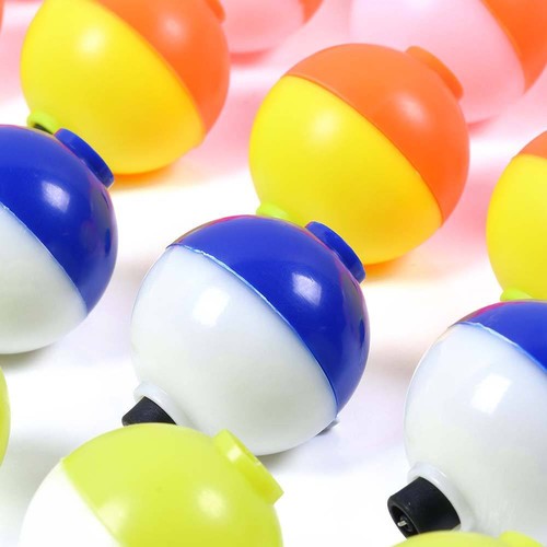 10pcs 2'' inch EVA Foam Round Floats Snap-On Fishing Bobbers Fishing Buoy - Picture 17 of 23