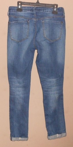 Girl's SUEDE Dillan Relaxed Skinny Size 25 Blue Denim Jeans Pants - 26" x 25" - Picture 2 of 3