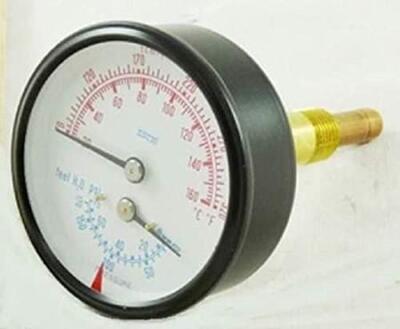 Hydrotherm 20-1014 PressureandTemperature Gauge