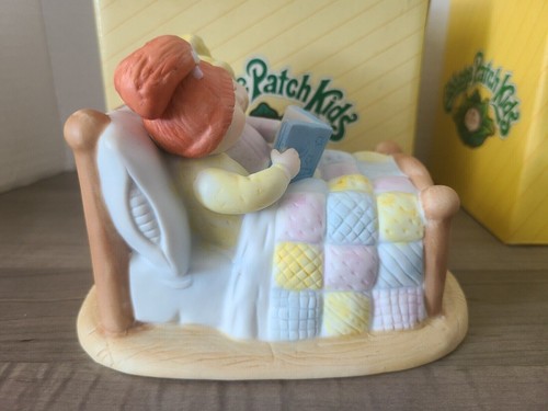 Vintage 1984 Cabbage Patch Kids Porcelain Figurine Lot of Two Cute - Picture 9 of 11