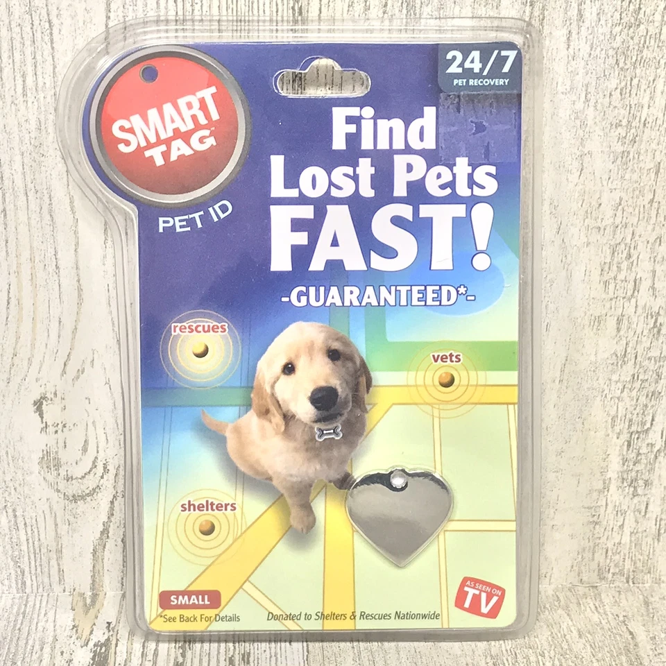 Lot of 2 As Seen on TV! SMART TAG Pet ID eAlert Service - Find Lost Pets Fast! - Image 2 of 4