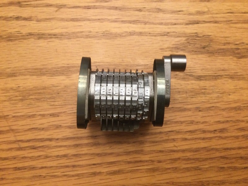 ROTARY NUMBERING MACHINE ACME NORTHEAST 9 DIGIT FOR CHECKS?