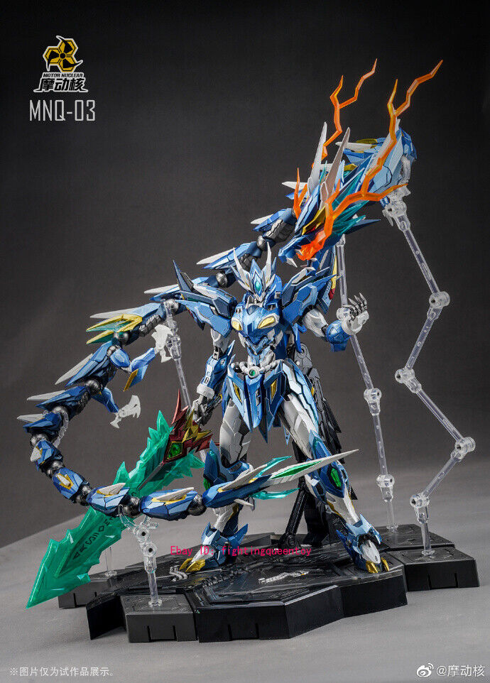 摩動核MOTOR NUCLEAR　MNQ03 AO BING 合金可動フィギュア New MOTOR NUCLEAR MN-Q03 Blue Dragon Ao Bing 1/72 Metal