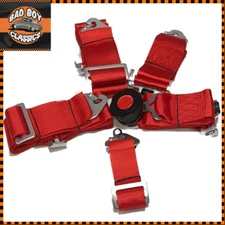 Seat Belt 5 Point Racing Harness Kit Quick Release Track / Race / Drift Car RED