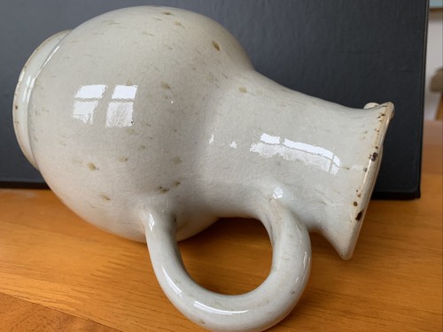 VTG Stunning Gres Du Marais France Sandstone Stoneware Pottery Pitcher Dumarais - Picture 8 of 10