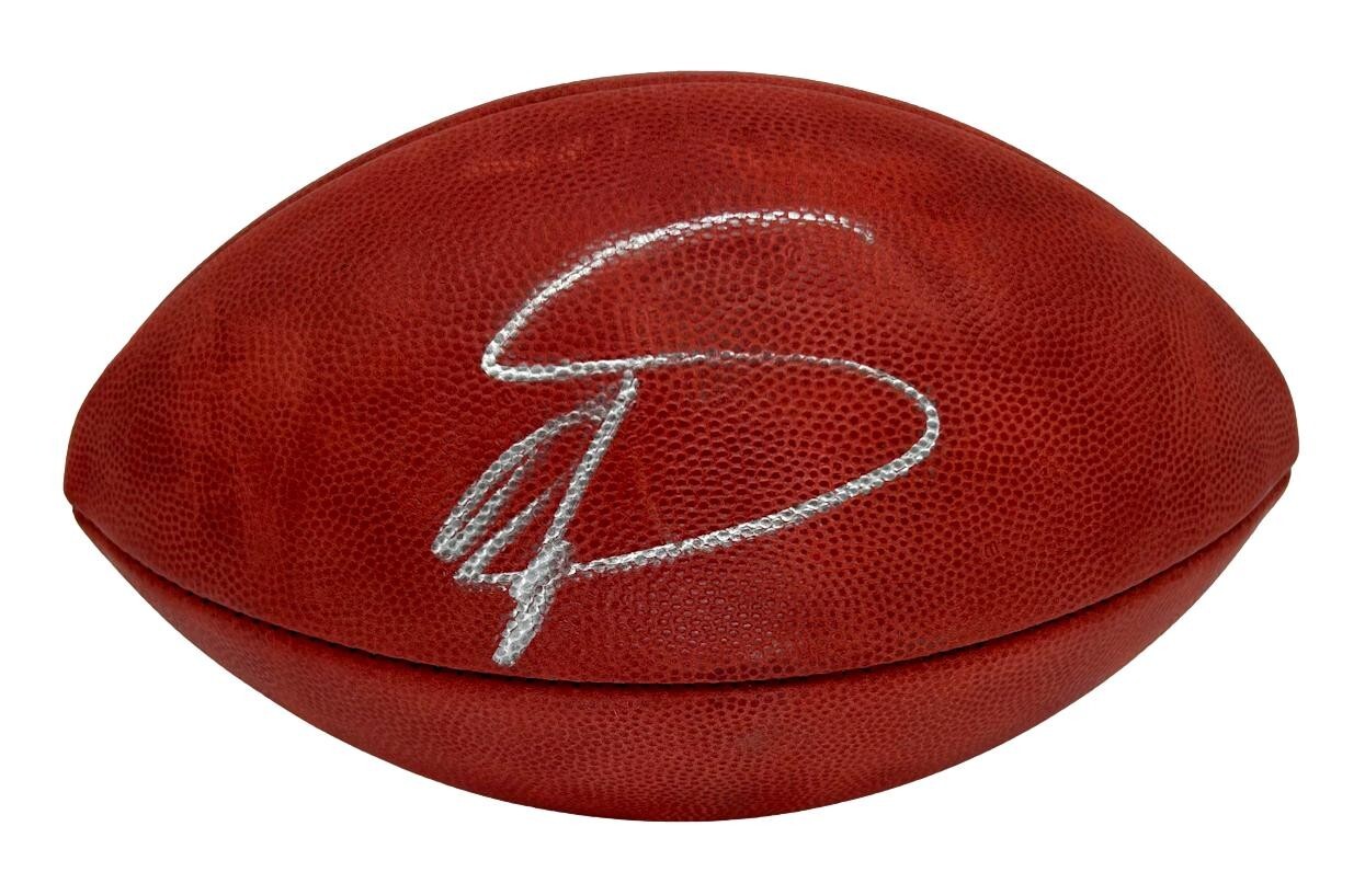 Stefon Diggs Autographed Signed Houston Texans "The Duke" NFL Official Game Football (Fanatics) 