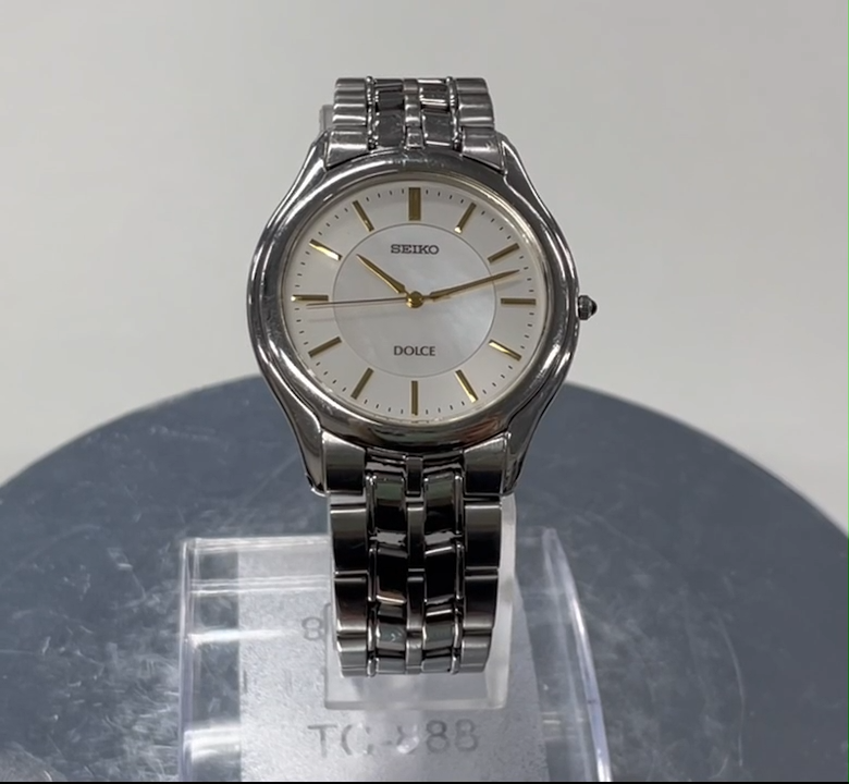 Discount Seiko Dolce 8J41-6030 White Silver Quartz Men's Discount Seiko Dolce 8J41-6030 White Silver Quartz Men's