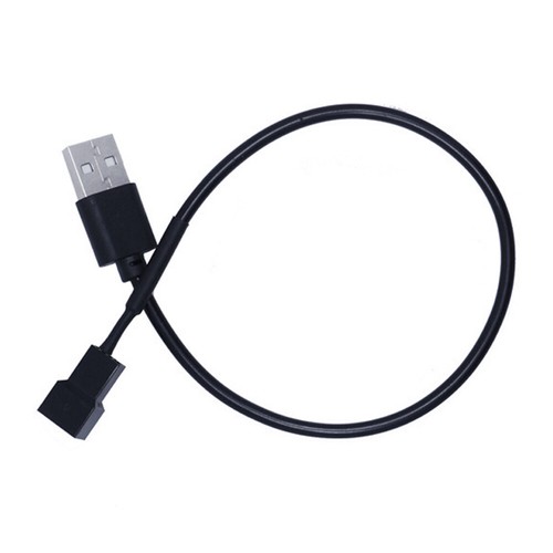 30cm USB Male to 3 Pin Adapter Cable Connector for PC Computer CPU Fan AU - Zdjęcie 2 z 6