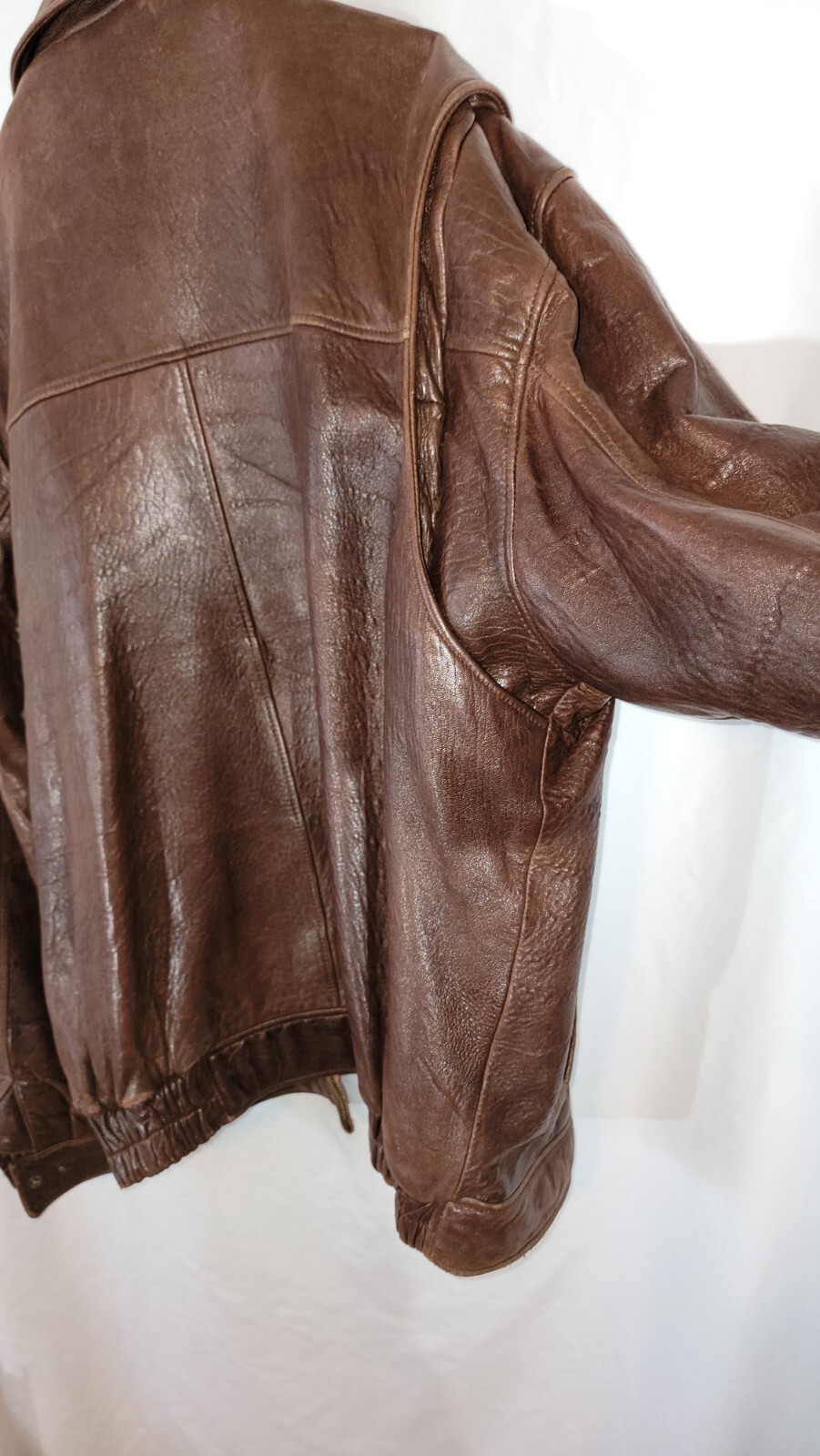 Vintage Field Gear, FG Men’s Brown Leather Jacket, S… Gem
