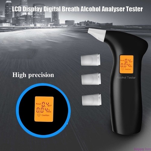 Probador de alcohol por soplado portátil Kewesi (KWS-712T negro) - 第 2/2 張圖片