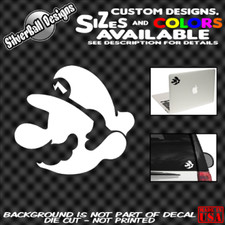 Mario Silhouette Custom Vinyl sticker NES Laptop Car Window Switch Wii Nintendo