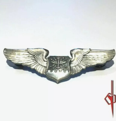 WINGS Abzeichen 3'' Des Navigator U.S.A.F. Vintage M.S.Meyer Abzeichen 43