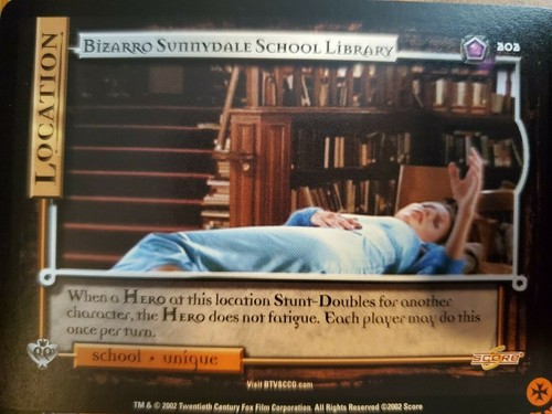 Buffy the Vampire Slayer CCG Clase del '99 INDIVIDUALES PRIMER NIVEL * Selecciona tu tarjeta * - Imagen 30 de 162
