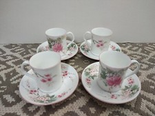 Staffordshire Elizabethan fine bone china 8 piece tea set. Mirage pattern.