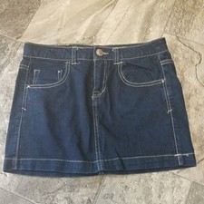 Zara Kids Denim Jean Denim Mini Skirt Girls 11/12