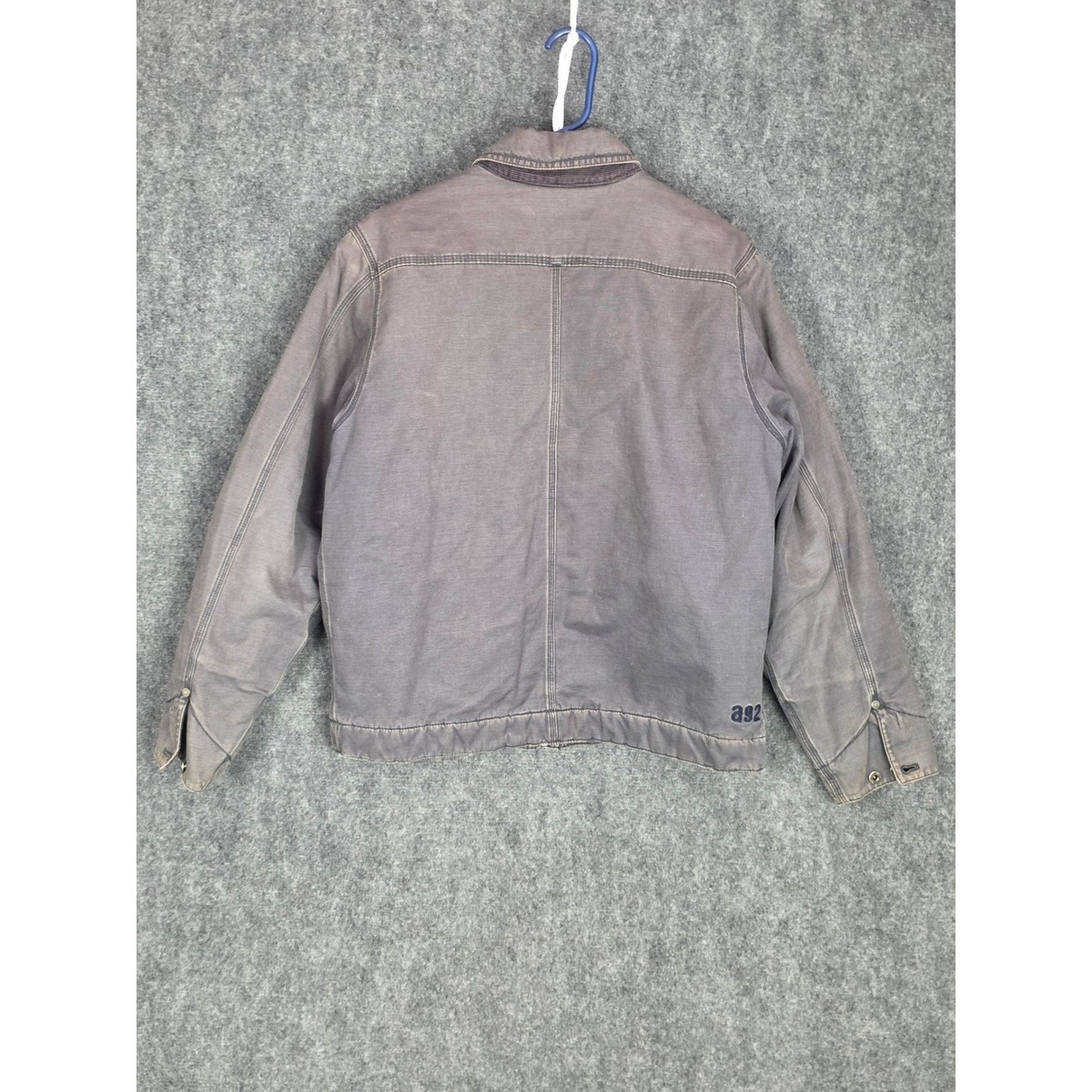 Abercrombie Reliable Outdoor Goods Jacket XL Gray Cotton Full Zip Menswear View 2