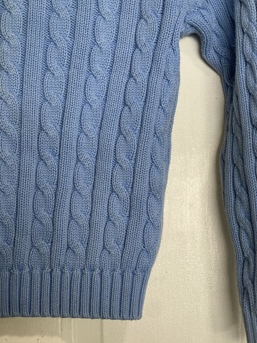 L.L. Bean Light Blue Girls S8 Sweater - Picture 4 of 8