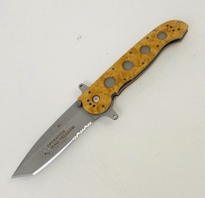 CRKT M16-14ZSF Carson Tanto EDC Pocket Knife, Operation Iraqi