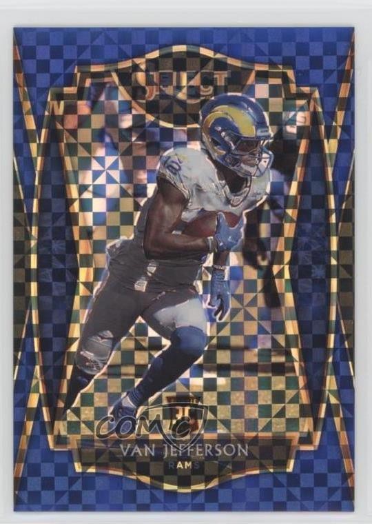 2020 Panini Select Premier Level Blue Prizm 148/149 Van Jefferson #171 hn8
