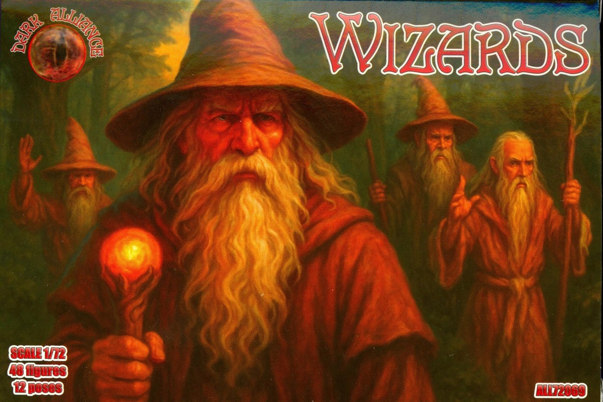 Dark Alliance Figures 1/72 WIZARDS Figure Set | eBay
