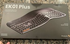 ProtoArc EK01 Plus Backlit Wireless Ergonomic Workspace Keyboard
