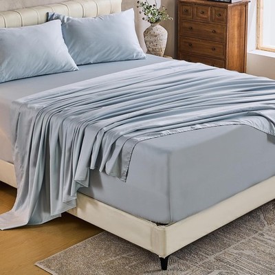 Extra Deep Pocket Cotton Sheets King Size - 100% Egyptian Cotton 1000 Thread