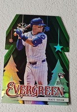 2025 Topps Holiday - Evergreen Matt Shaw #E-9 (RC)