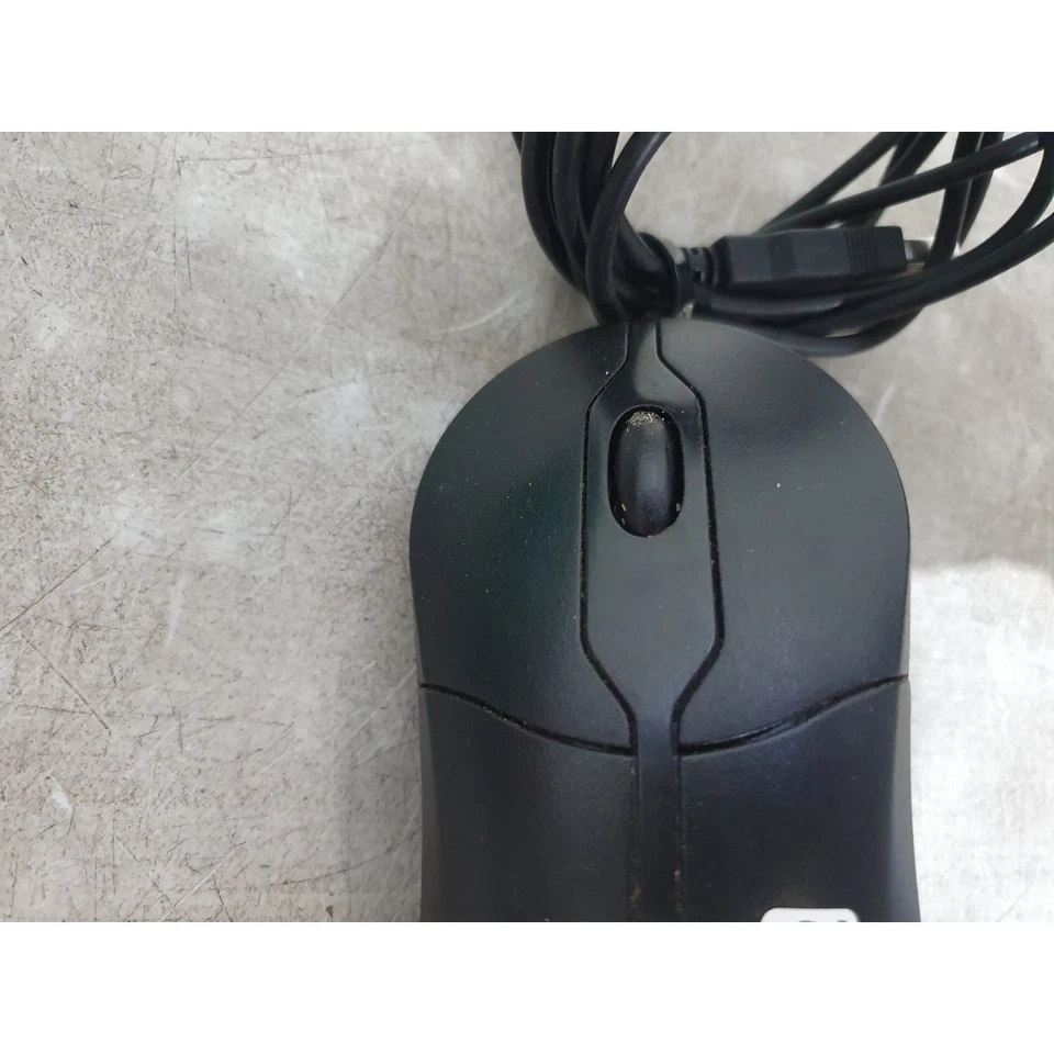 Dell MOC5UO Optical Mouse Black Wired USB Ergonomic 3-Button Scroll Wheel for PC - Image 2 of 4