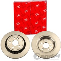 2X Trw Bremsscheiben 302Mm BelÜFtet Hinten Passend FÜR Volvo XC60 | DF6308