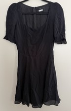 Reformation Black Mini Dress Women’s Size 4