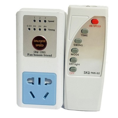 Fan Socket with Remote Wireless Plug Outlet Remote Switch Ceiling Fan Controller
