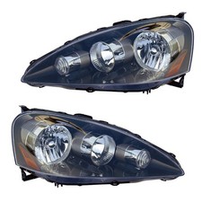 Headlights Front Lamps Pair Set For 05-06 Acura Rsx Left Right