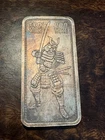 10 oz Silver Bar unpolished logo bar