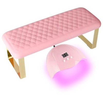 Arm Rest for Nails Tech,  Update PU Leather Fish Pattern Hand Nail Foot Stand