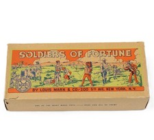 Rare 1938 Lois Marx Soldier of Fortune Military Play Set with Box