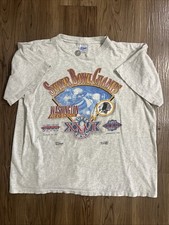 Washington Redskins Vintage Logo T-Shirt Super Bowl XXVI 1992 NFL Tee XL