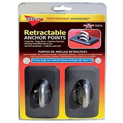 Hampton PROD Bull Ring Universal Retractable Anchor Points, 2 Pack