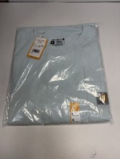 Carhartt K87 Pocket T-Shirt Men  s XL Loose Fit Light Blue Short Sleeve New