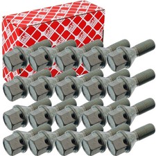 20x FEBI RADSCHRAUBEN RADBOLZEN SATZ Länge: 50mm KEGELBUND F