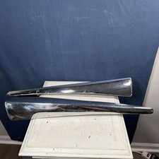 1956 Hudson Hornet Rear Fender Spears Tops Chrome Set Of 2 Left Right 1956 Hudson Hornet Rear Fender Spears Tops Chrome Set Of 2 Left Right