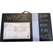 15  Digital Calendar, Wall/Easel Mount, Displ...