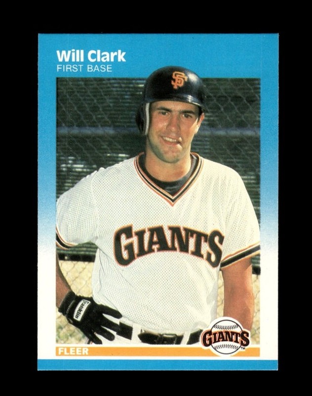 1987 Fleer Set-Break #269 Will Clark NR-MINT *GMCARDS*
