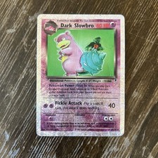dark slowbro reverse holo 8 legendary collection INK DAMAGE on eBay
